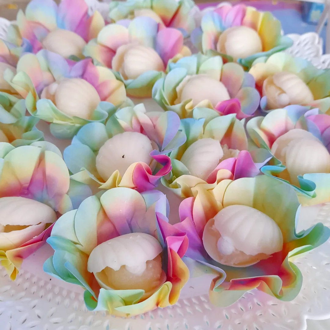 Doces finos coloridos